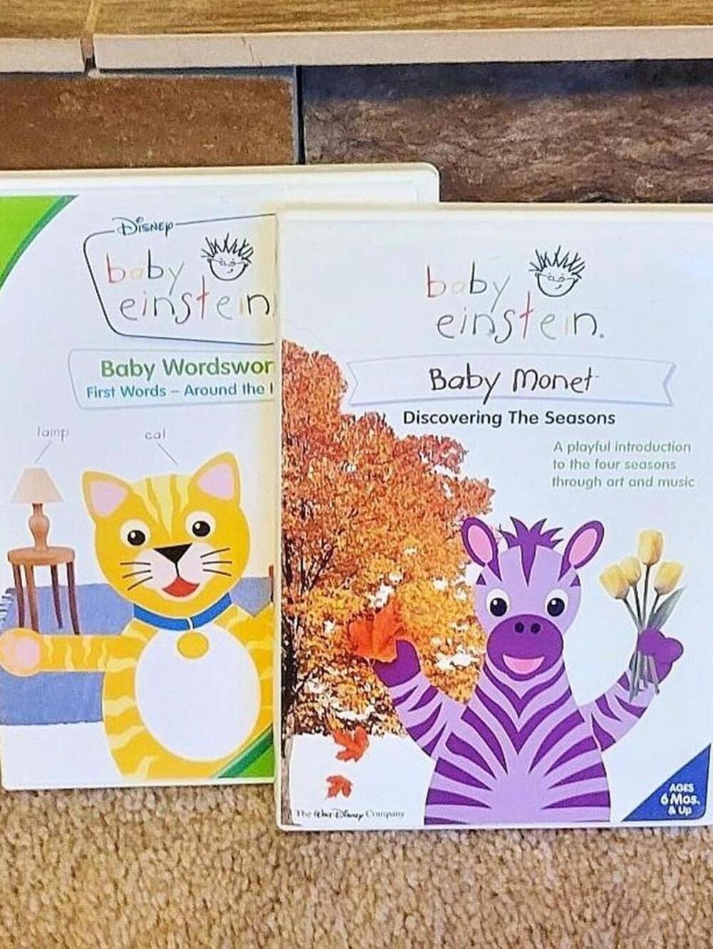 Disney Baby Einstein DVD bundle Baby Wordsworth and Baby Monet